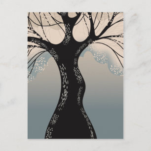 Carte Postale Arbre en fleurs japonais