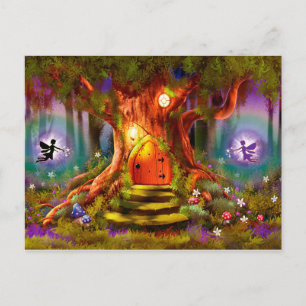 Carte postale Arbre magique