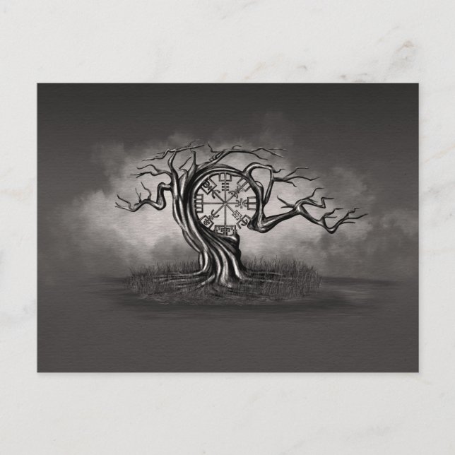 Carte Postale Arbre végétal (Devant)