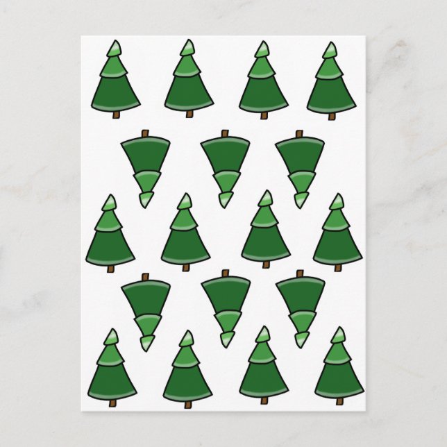 Carte Postale Arbres (Devant)