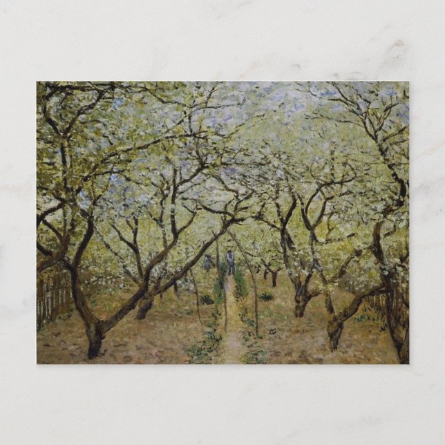 Carte Postale Arbres à fleurs (Devant)
