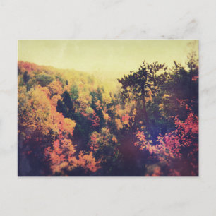 Carte Postale Arbres d'automne vintages du Michigan