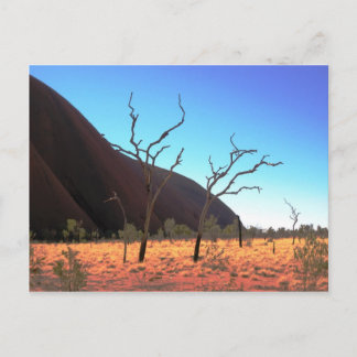 Carte Postale Arbres d'Ayers Rock