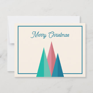 Carte Postale Arbres de Noël
