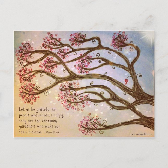 Carte Postale Arbres de sagesse (Devant)