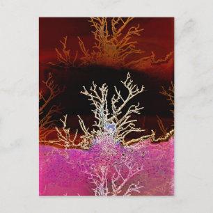 CARTE POSTALE ARBRES D'HIVER