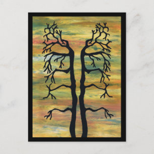 Carte Postale arbres équilibrés