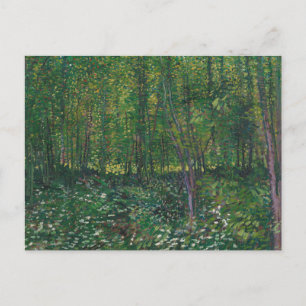Carte Postale Arbres et sous-bois par Vincent Van Gogh