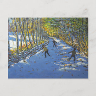 Carte Postale Arbres jaunes Allestree Park 2012