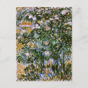 Carte Postale Arbustes à fleurs, Van Gogh Art
