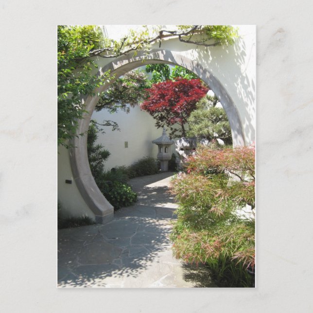 Carte Postale Arc de Bonsai House à l'Arboretum National des Eta (Devant)