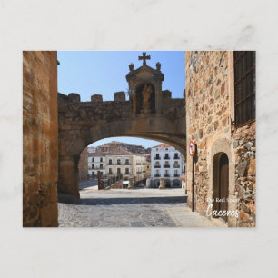 Carte Postale Arc de Cáceres, Espagne