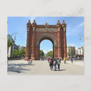 Carte Postale Arc de Triomf, Barcelone