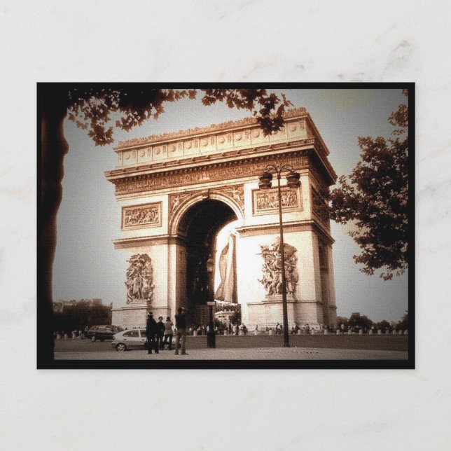 Carte Postale arc de triomphe (Devant)