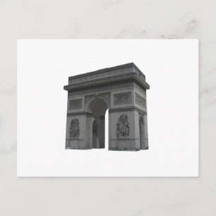 Carte Postale Arc de Triomphe : Modèle 3D :