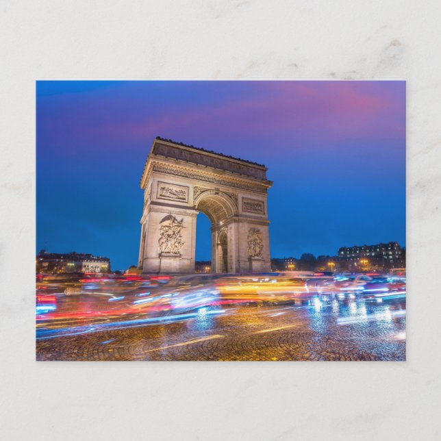 Carte Postale Arc de Triomphe | Monument national | Paris France (Devant)