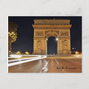 Carte Postale Arc De Triomphe, Paris