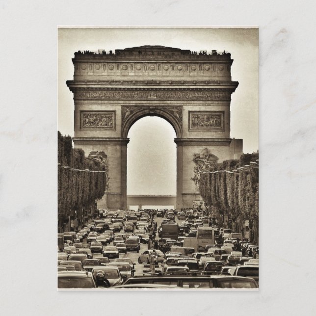 Carte Postale Arc de Triomphe, Paris, France (Devant)