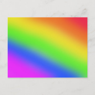Carte postale arc-en-ciel