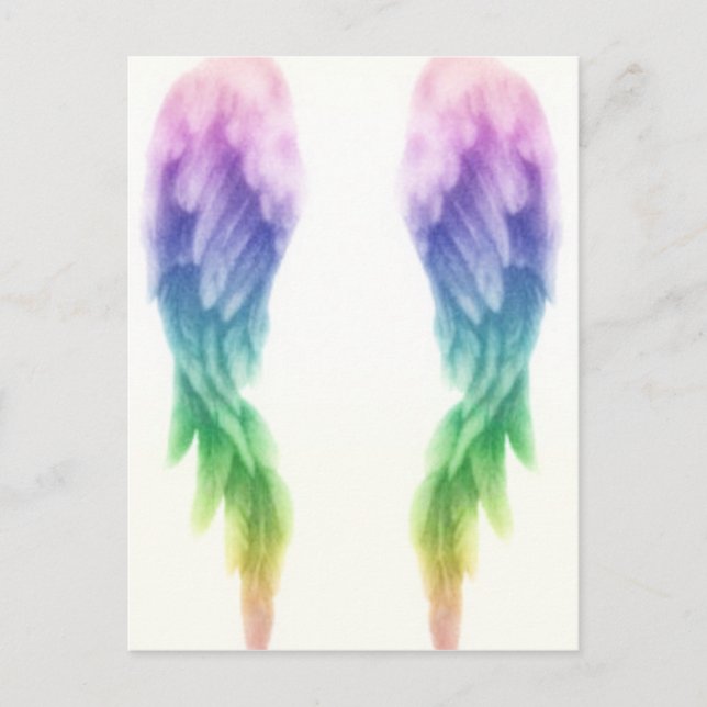 Carte Postale Arc-en-ciel (Devant)