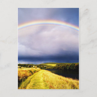 Carte Postale Arc en ciel au-dessus de River Dee