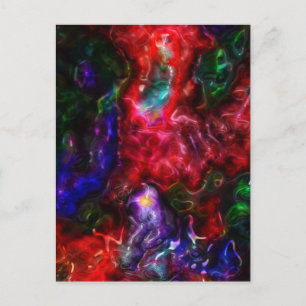 Carte Postale Arc-en-ciel Blobulaire