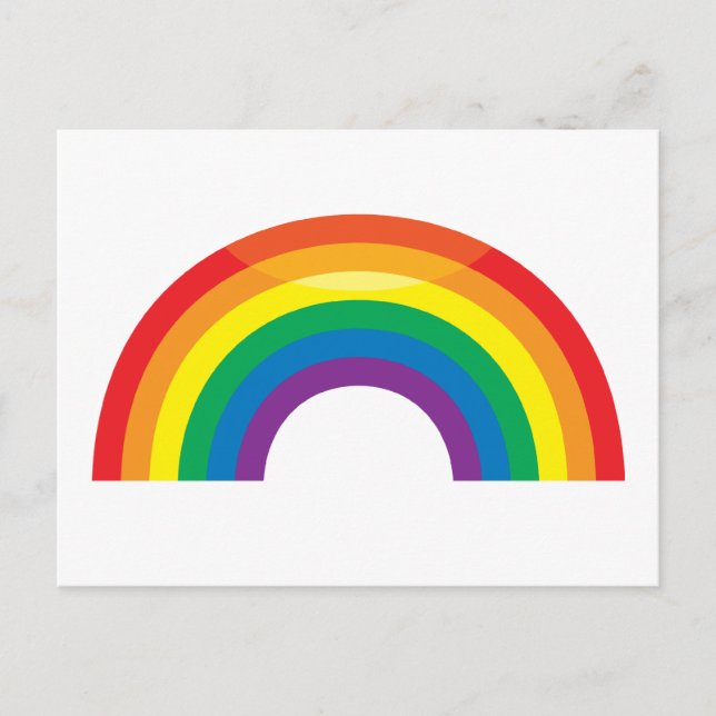 Carte Postale Arc-en-ciel classique (Devant)