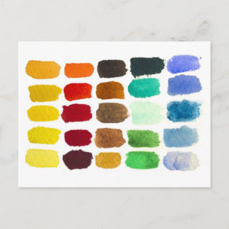 Carte Postale arc-en-ciel de couleurs