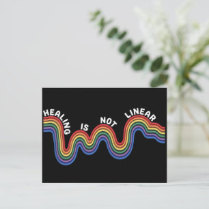 Carte Postale Arc-en-ciel de sensibilisation à la santé mentale 