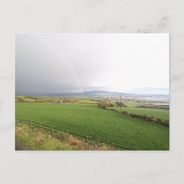 Carte Postale Arc en ciel en Irlande (Devant)