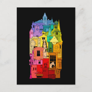 Carte Postale Arc en ciel historique de Galena Illinois