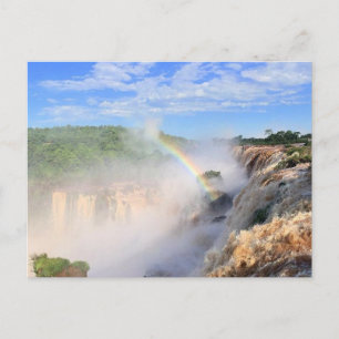 Carte Postale arc-en-ciel iguazu