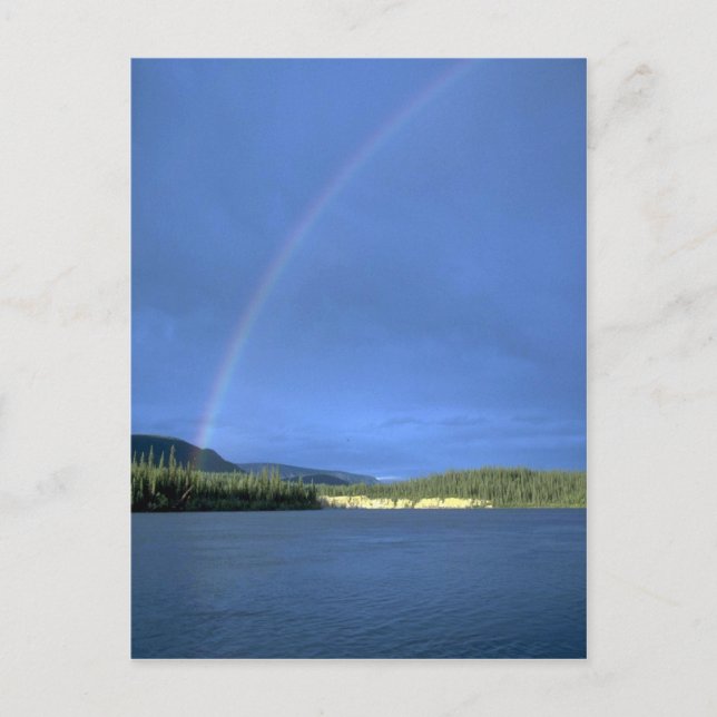 Carte Postale Arc-en-ciel sur la rivière Nahanni, TNO, Canada (Devant)
