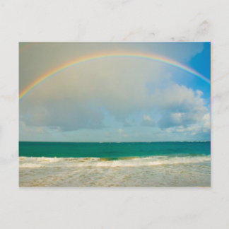 Carte Postale Arc en ciel sur l'océan