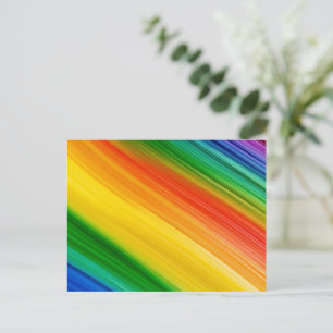 Carte Postale Arc-en-ciel vibrant de couleurs
