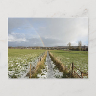 Carte Postale Arc en hiver Arnside Moss