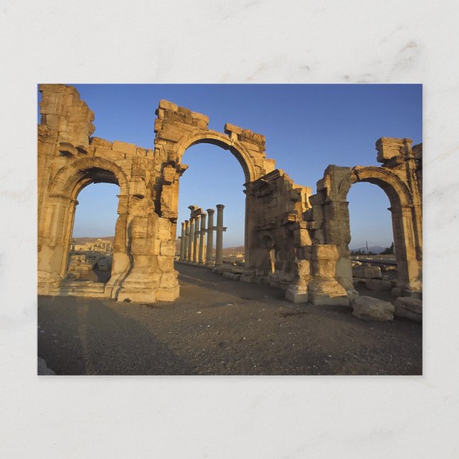 Carte Postale Arc monumental, Palmyre, Homs, Syrie (Devant)