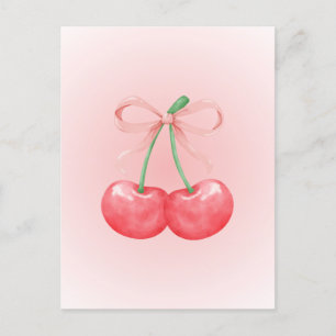 Carte Postale Arc rouge cerise