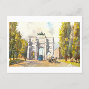 Carte Postale Arc triomphal de Munich en Allemagne