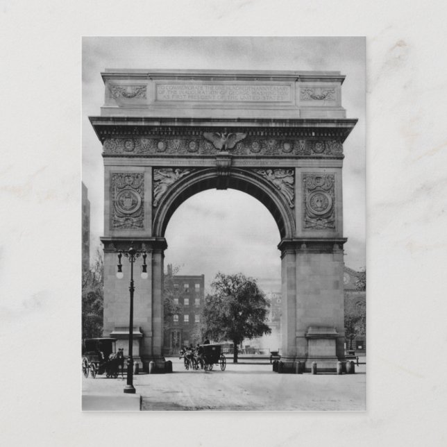 Carte Postale Arch Carré de Washington (Devant)