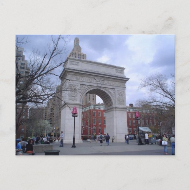 Carte Postale Arch Carré de Washington (Devant)