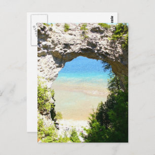Carte Postale Arch Rock, île Mackinac