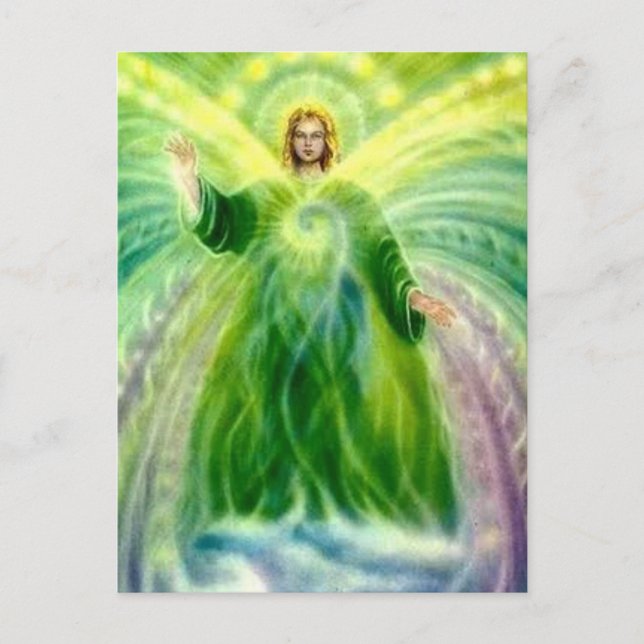 Carte Postale Archangel Raphael Lumière de guérison (Devant)