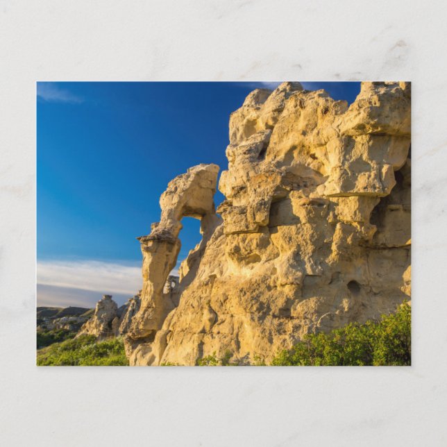 Carte Postale Arche dans une arche le long des falaises blanches (Devant)