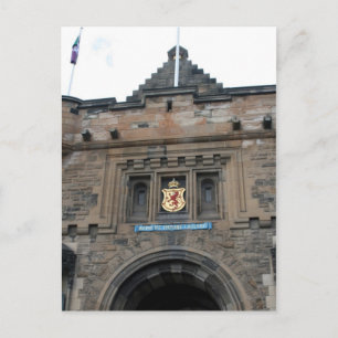 Carte Postale arche de la porte du château d'edinburgh