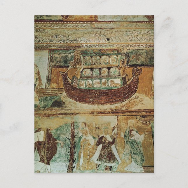 Carte Postale Arche de Noé pendant les inondations, vers 1100 (Devant)