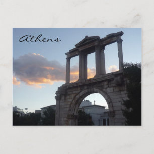 Carte Postale arche hadrian athens