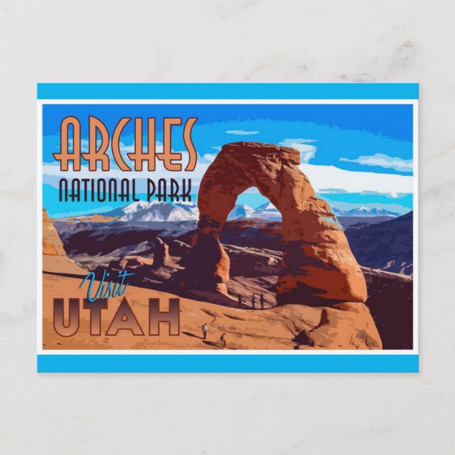 Carte postale Arches (Devant)