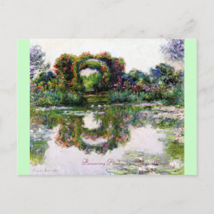 Carte Postale Arches florales par Claude Monet