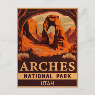 Carte Postale Arches Parc National Utah Delicate Arch